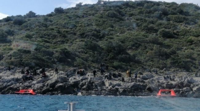 Aydın'da 45 düzensiz göçmen kurtarıldı