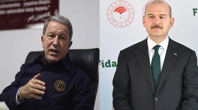 Bakan Akar ve Soylu'dan partilere Gara ziyareti