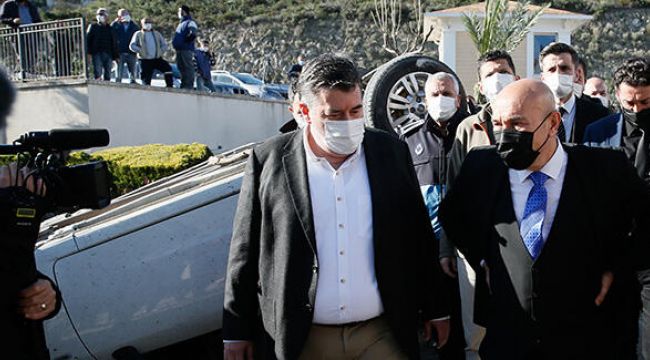 BAŞKAN SOYER, ÇEŞME'DE İNCELEMELERDE BULUNDU