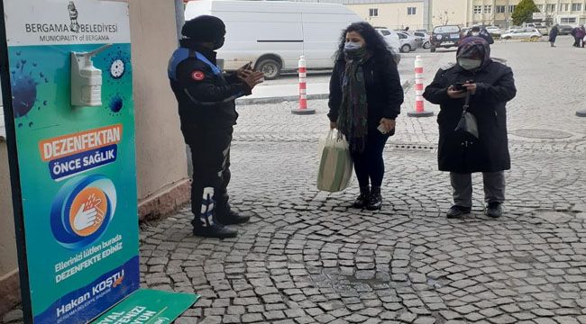 BERGAMA ZABITASI ETİKET KONTROLÜ YAPTI