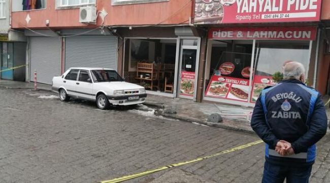 Beyoğlu'nda pide salonunda patlama