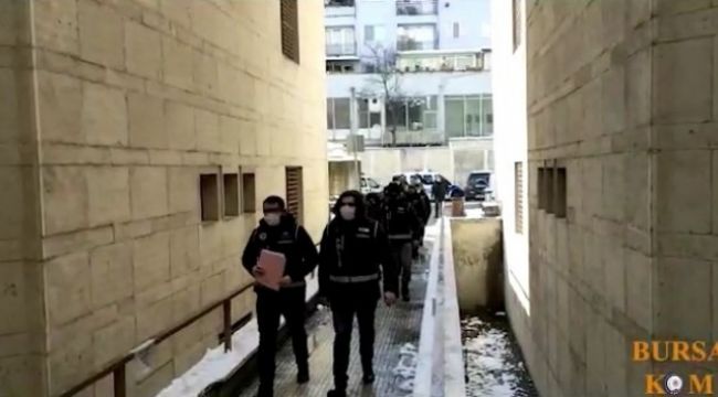 Bursa merkezli FETÖ/PDY operasyonu