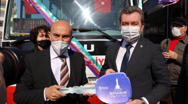 BÜYÜKŞEHİR‘NDEN BERGAMA’YA İKİ ADET OTOBÜS