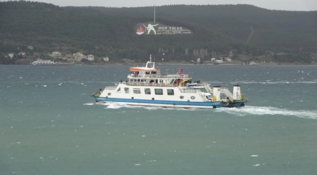 Çanakkale'de yarınki ada seferlerine fırtına engeli