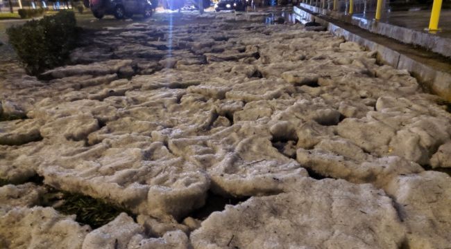 DOLU BİRİKİNTİLERİ KAR YAĞIŞINI ANDIRDI