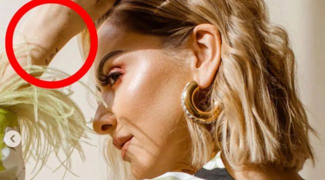Hadise'nin yeni dövmesi dikkat çekti!