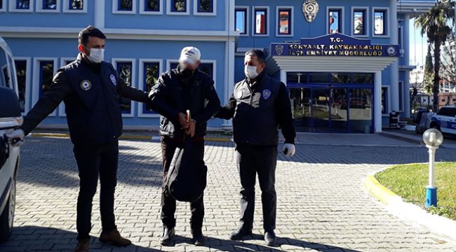 Heykellere zarar veren şüpheli yakalandı