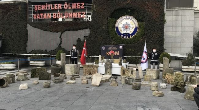 İstanbul'da tarihi eser operasyonu
