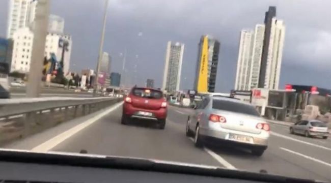 İstanbul trafiğinde 'makas' terörü