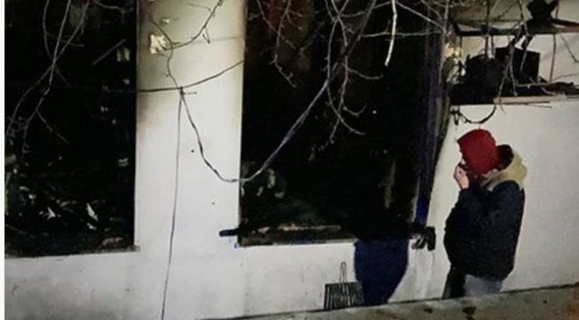 Kapalı restoranda soba patladı
