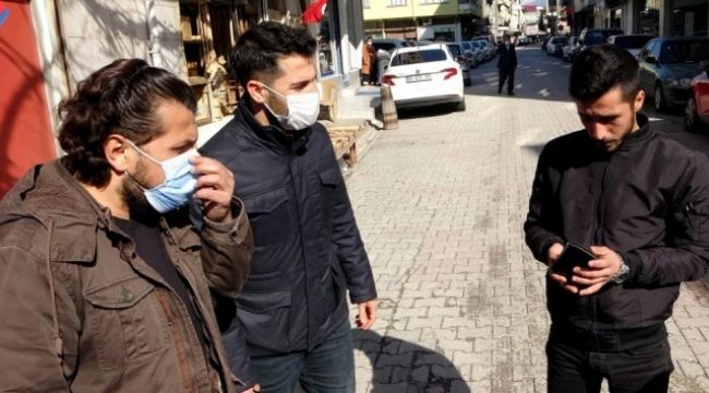 Maskesini takmayan gençten "pes" dedirten cevap