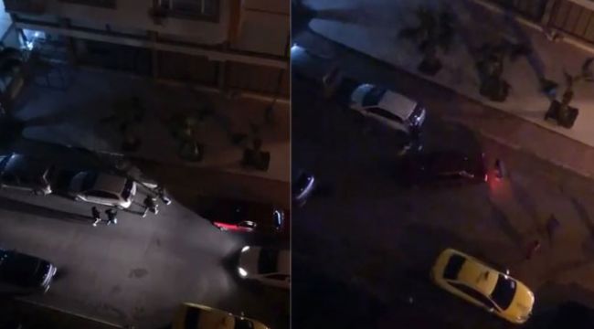 Öfkelerini park halindeki araçtan çıkardılar