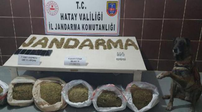 Suriye sınırında uyuşturucu operasyonu