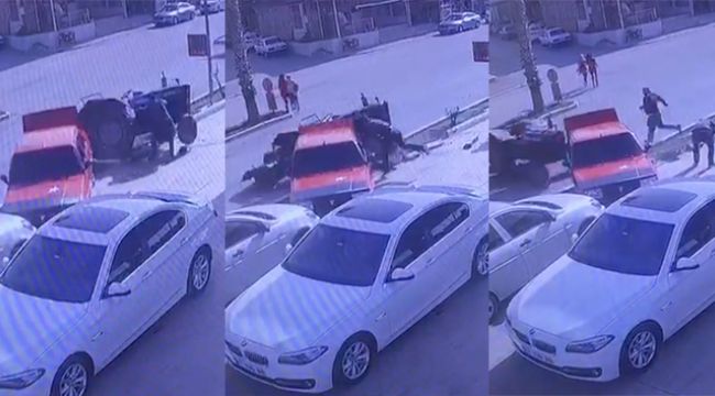 Sürücüsüz traktör ortalığı savaş alanına çevirdi
