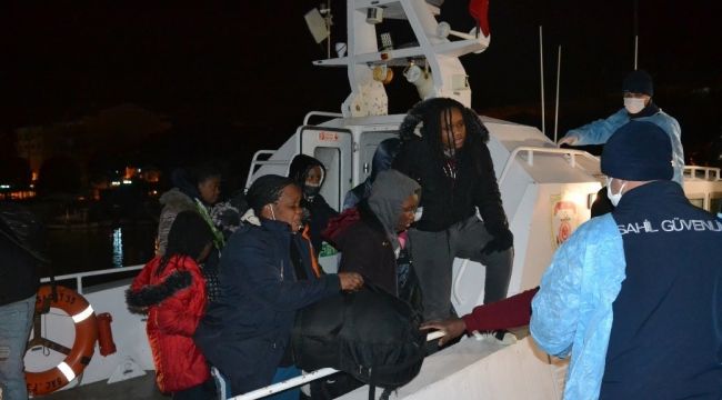 YUNAN AÇIKLARINDA 36 GÖÇMEN KURTARILDI