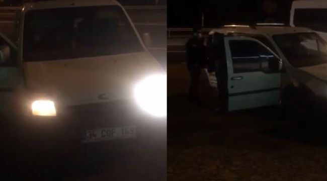 5 koltuklu araçtan 16 kişi çıktı