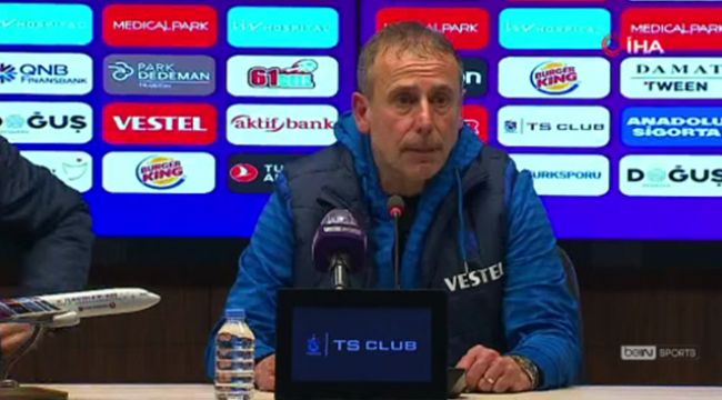 Abdullah Avcı: 'Basit bir hatayla kaybettik'