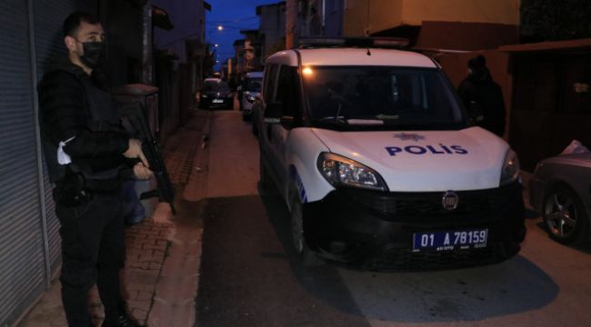 Adana'da drone destekli torbacı operasyonu