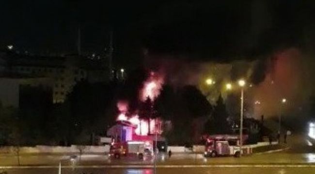 AFAD'ın yeni bina inşaatında yangın