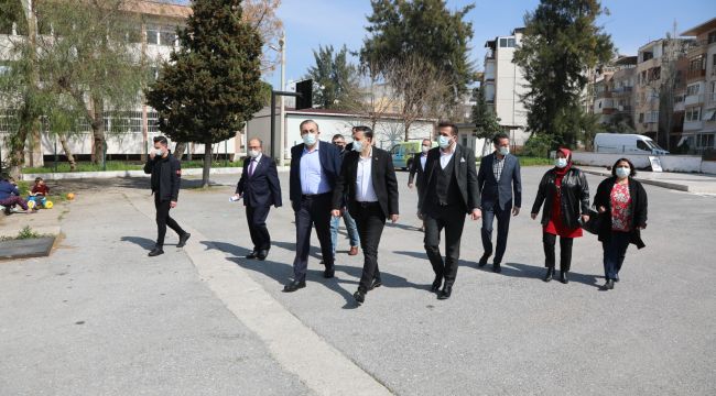 AK PARTİ' Lİ KAYA YERİNDE İNCELEDİ