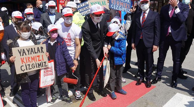 BAKAN İNCE'DEN YAYA FARKINDALIĞI