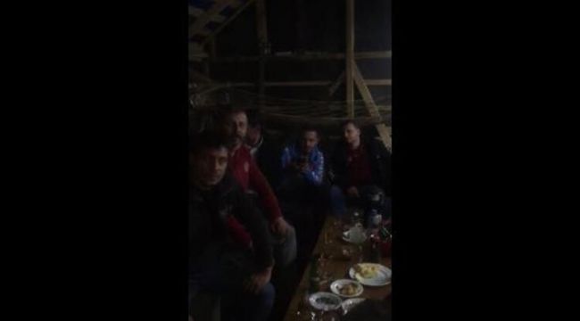 Barakada eğlenen 10 kişiye ceza yağdı!