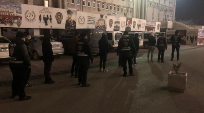 Başkent'te Afganistan uyruklu 39 düzensiz göçmen yakalandı
