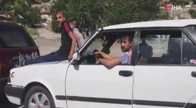 Başkent'te akıl almaz görüntüler