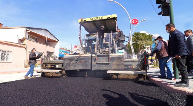 BERGAMA'DA ASFALT SEVİNCİ