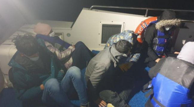 Çanakkale açıklarında 7 mülteci kurtarıldı