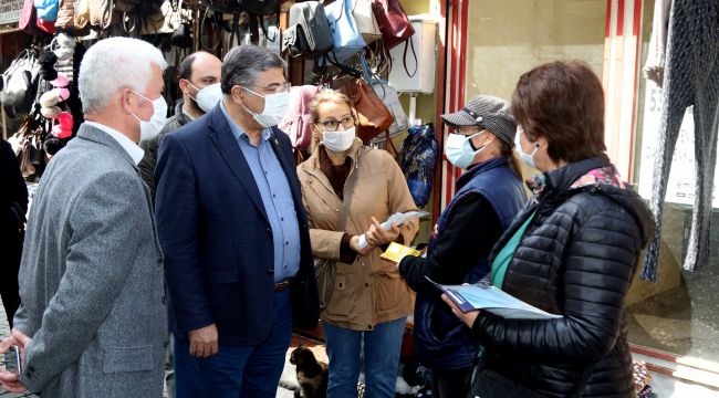 CHP'Lİ SINDIR ESNAFI ZİYARET ETTİ