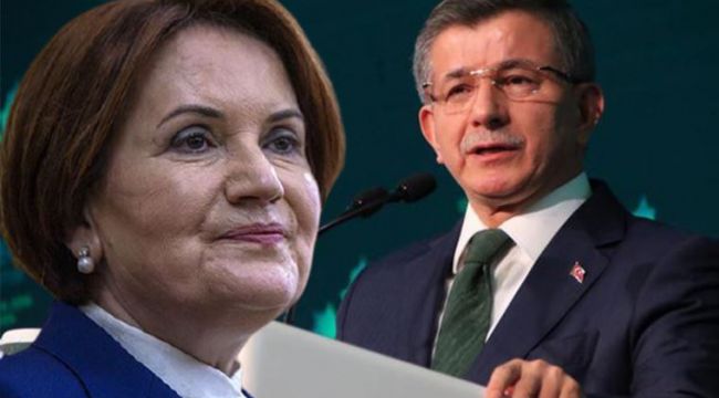 Davutoğlu'ndan Akşener'e teşekkür