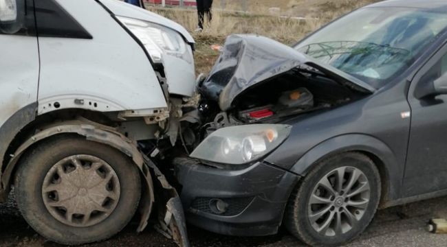 Erzincan'da trafik kazası