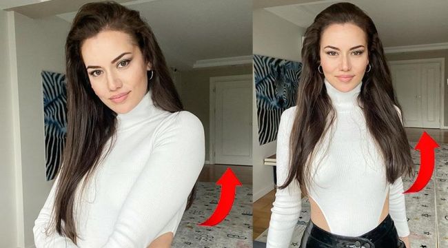 Fahriye Evcen sosyal medyanın diline düştü!