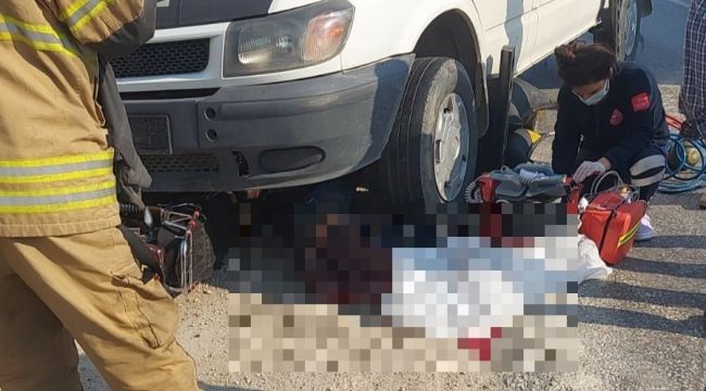 FECİ KAZA : 1 ÖLÜ 1 YARALI