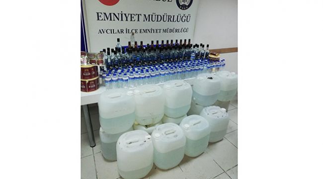 Kaçak 257 litre etil alkol ele geçirildi