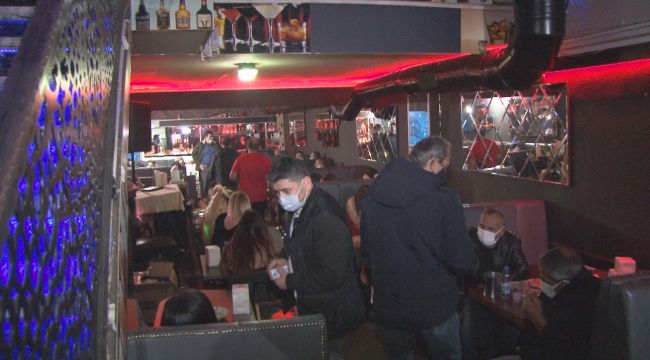 KADES İHBARI İLE GECE KULÜBÜNE BASKIN
