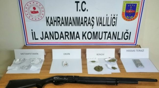 Kahramanmaraş'ta uyuşturucu operasyonu