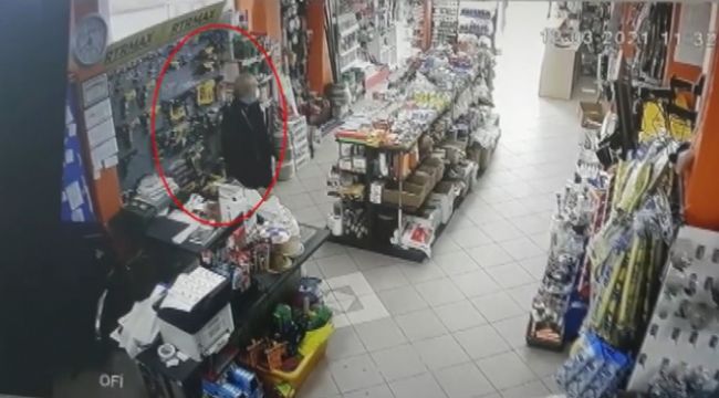 Kartal'daki cep telefonu hırsızlığı kamerada