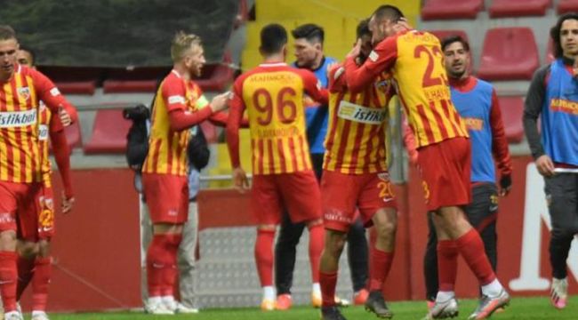 Kayserispor, 4 maç sonra galibiyetle tanıştı