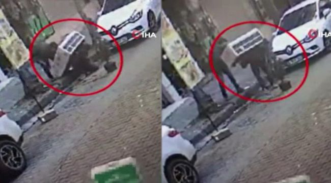 Klimanın çalındığını fark etmeyince hırsıza yardım etti