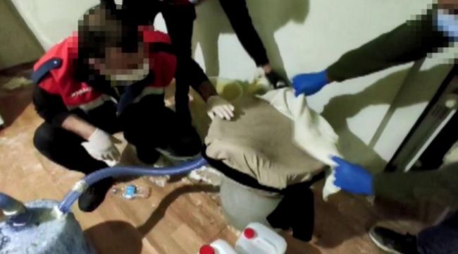 Lüks rezidansa jandarma baskını