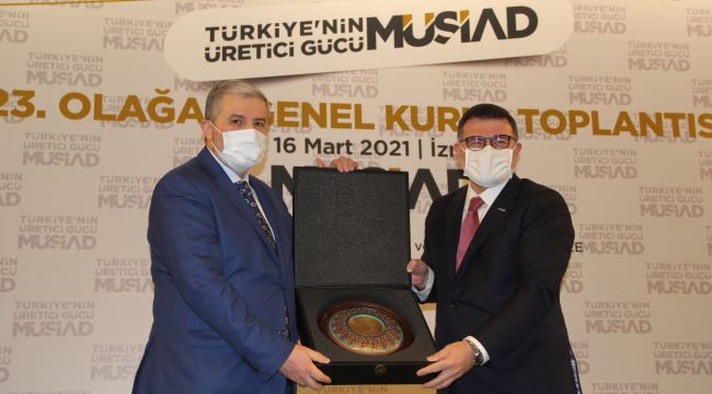 MÜSİAD İzmir’de Bilal Saygılı yeniden başkan seçildi