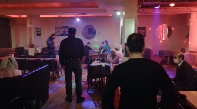 Müzikhole Covid-19 baskını