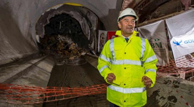 NARLIDERE METROSUNDA İLK TÜNEL TAMAMLANDI