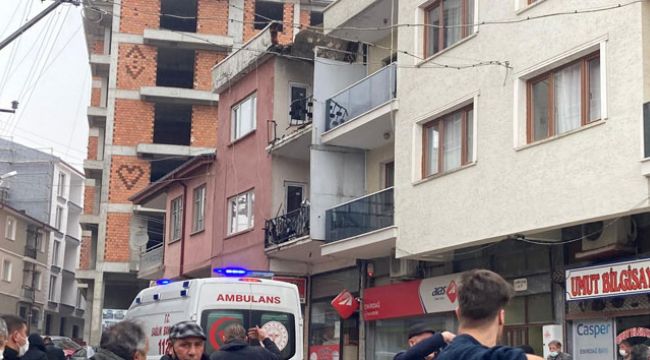 Ördüğü duvarla birlikte yere çakıldı