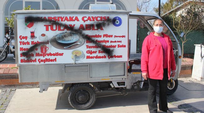 SEYYAR SATIŞ YAPAN KADINA ÇİRKİN SALDIRI