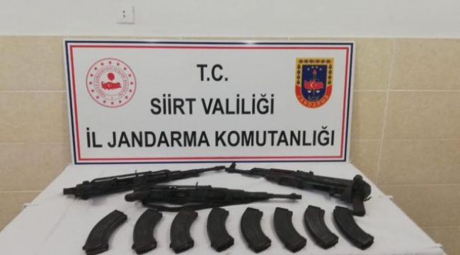 Siirt'te PKK'lı teröristlere ait mühimmat ele geçirildi!