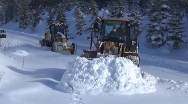Sinop'ta 28 köy yolu ulaşıma kapandı