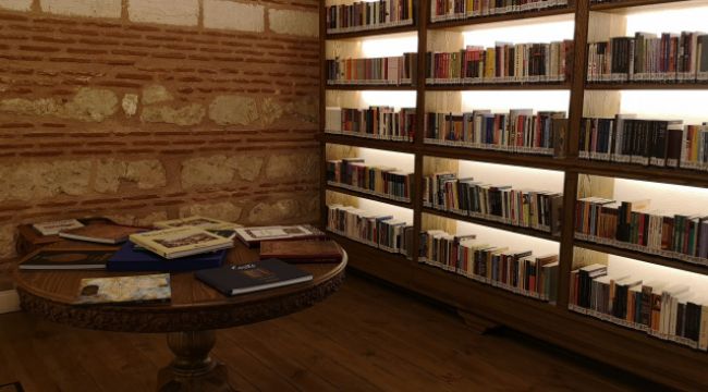 Tarihi Selimiye Hamamı kütüphaneye dönüştürüldü